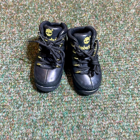 Timberland Toddler Euro Sprint - Black and Gold Boots - Picture 5 of 8